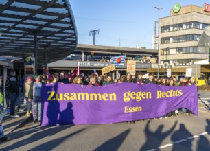 Demonstration of more than 14000 people against the AfD and the Merz-CDU and their asylum policy,