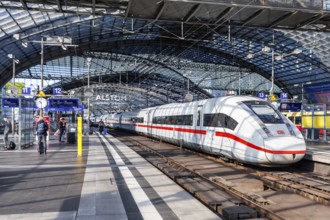 ICE 4 train of Deutsche Bahn DB at the main station in Berlin, Germany, Europe