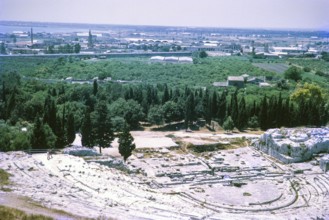 Greek Theatre at Syracuse, Sicily, Italy, Europe 1969 built Fifth century BC, Europe