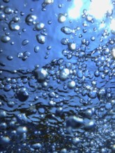 Air Bubbles, Underwater Bubbles Abstract Underwater Background