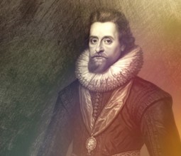 James VI and I, James Charles Stuart, 1566 – 1625, King of England, Scotland and Ireland, digitally