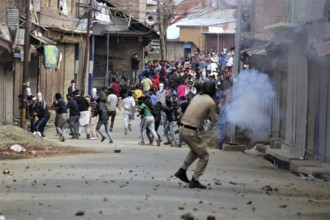 Kashmiri Muslim protesters, baramulla, Kashmir, India, Asia