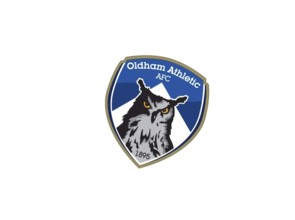 Rotated to right, Oldham Athletic logo, Logo