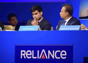 Anil Ambani, Chairman, Reliance Group and Jai Anmol Ambani, Additional Director during Reliance