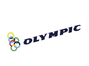 Turned to the left, Olympic Air logo, airline, logo