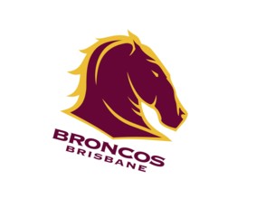 Turned to the right, Brisbane Broncos logo, logo