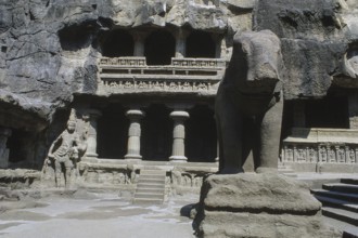 Elephanta Caves and Kailasa temple, Ellora, Aurangabad, Maharashtra, India, Asia