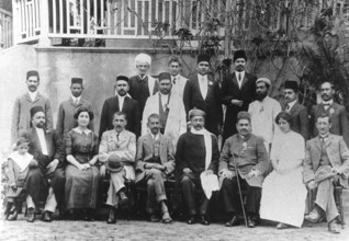 Gandhiji during visit political leader Gopal Krishna Gokhale South Africa, Durban, 1912, Dr Hermann