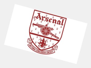 Rotated to right, Old logo Arsenal, Soccer, Logo