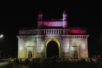 Illumination gateway of india, mumbai, maharashtra, India, Asia