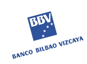 Rotated to left, BBVA Logo 1989, Finance, Old Logo from 1989