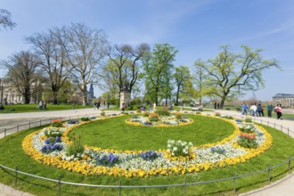 Spring in the Brühl's Garden on the Brühl's Terrace