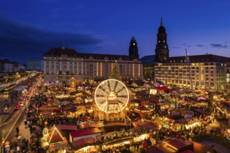 The Striezelmarkt, which has been held since 1434, is the oldest Christmas market in Germany and