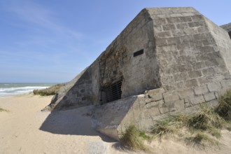 The Bunker Cosy's pillbox at Juno Beach, Courseulles-sur-Mer, Normandy, France, Europe