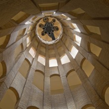 Interior shot, view of the bell tower, French Cathedral, Gendarmenmarkt, Berlin, Germany, Europe