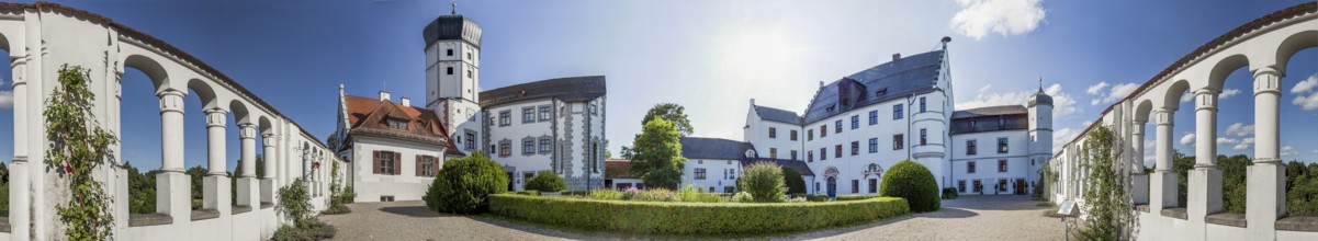 Castle in Illertissen Panorama Germany