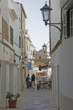 Old Town Street in Mao, Mahon, Menorca, Spain, Europe