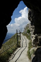 View from the Wendelstein into the surroundings, August, Bavaria, Germany, Europe