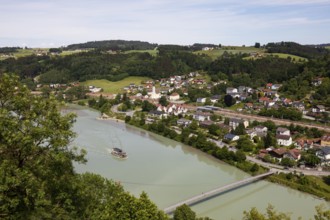 Mariensteg, Wernstein am Inn, Innviertel, Upper Austria, Austria, Europe