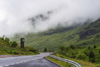 Rest and be Thankful Viewpoint of Glen Kinglas and Glen Croe, Scotland, UK