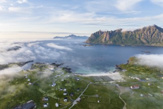 Fishing village Hovden, Langøya Island, Vesterålen Archipelago, Norway, Europe