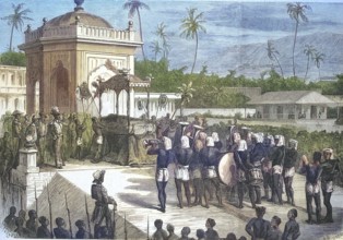 Solemn Funeral of the Queen of Madagascar, Rasoherina (1814) (1 April 1868), Historic, digitally