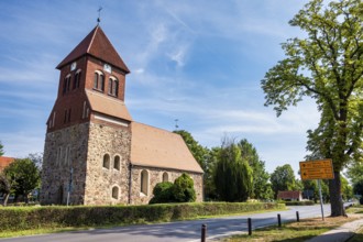 Wensickendorf village church, Oberhavel district, Brandenburg, Germany, Europe