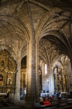 Interior view, church, La Puerta de las Gentes, San Vicente de la Barquera, Cantabria, Spain,