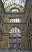 Galleria Umberto I, shopping arcade in the old town of Naples, Campania, Italy, Europe