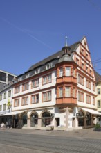 Historic House at the Beautiful Corner, Market Square, Würzburg, Lower Franconia, Franconia,