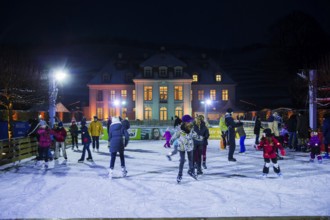 Ice skating at Wackerbarth Castle