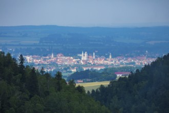 View of Zittau from Oybin