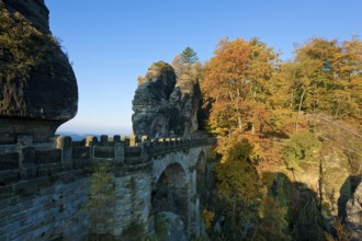 Bastei view in Saxon Switzerland