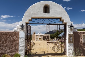 Golden, New Mexico, San Francisco de Asis Catholic Church. Built in the 1830s after gold was