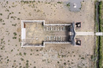 Las Mesitas, Colorado, The ruins of San Isidro (San Isidore) Catholic Church, which was built in