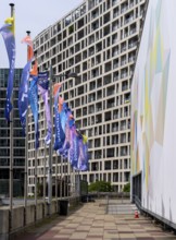 High-rise buildings in Donaupark, Donau City, Vienna Austria