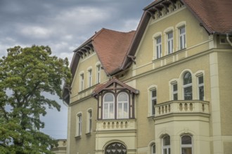 Old villa, villa neighbourhood, Lennéstraße, Magdeburg, Saxony-Anhalt, Germany, Europe