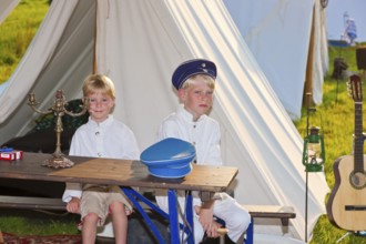 Hussar bivouac in Höfgen near Grimma