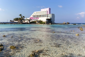 Lagoon at Mia Reef Hotel, Isla Mujeres, Caribbean Coast, Cancun, Quintana Roo, Mexico, Central