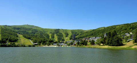 Super Besse ski resort in summer, Regional Nature Park of Volcans d'Auvergne Puy de Dome