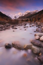 Piz Palü, 3905 m, Piz Bernina, 4049 m, Piz Morteratsch, 3751 m, Bianco ridge, Upper Engadine,