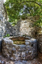 Remains of a public bakery, ruined town of Stari Bar, originally from the 11th century, is one of