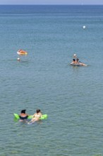 Bathing, beach, Göhren, Rügen Island, Mecklenburg-Western Pomerania, Germany, Europe