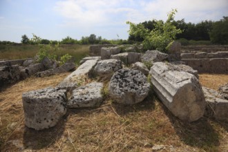 Temple of Poseidon, 2nd Temple of Hera, in Paestum, Campania, Italy, Europe