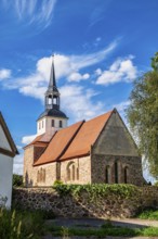 Lübbersdorf Village Church, Galenbeck, Mecklenburg-Western Pomerania, Germany, Europe