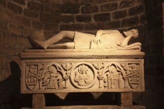 City of Palermo, the Cathedral Maria Santissima Assunta, sarcophagus in the crypt, tomb of