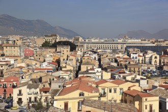 City of Palermo, view of the city from the roof of the cathedral, Sicily, Italy, Europe