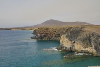 Papagayo Beach in Los Ajaches National Park, Lanzarote, Canary Islands, Spain, Europe