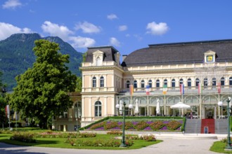 Congress and Theatre House in the spa garden, Bad Ischl, Salzkammergut, Upper Austria, Austria,