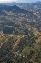 Aerial of Viti Levu, Fiji, South Pacific, Oceania